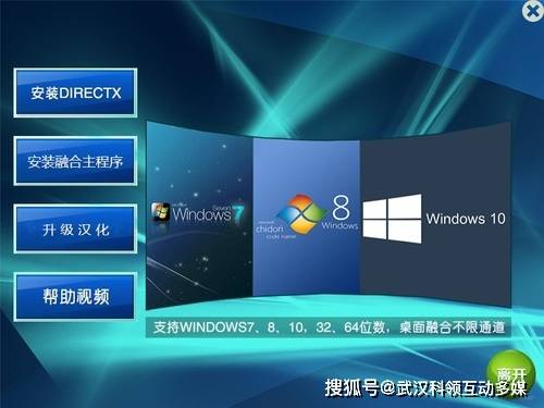 融合软件集计算机三维图形技术、高清数码显示技术、边缘融合技术等技术为一体