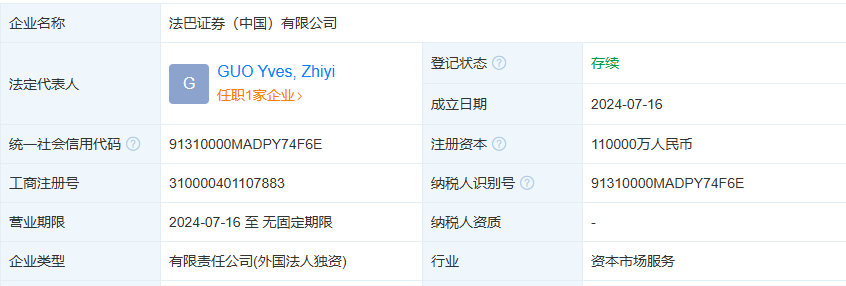 第四家外商独资券商来了<strong></p>
<p>中国证券公司排名</strong>！法巴证券中国公司成立