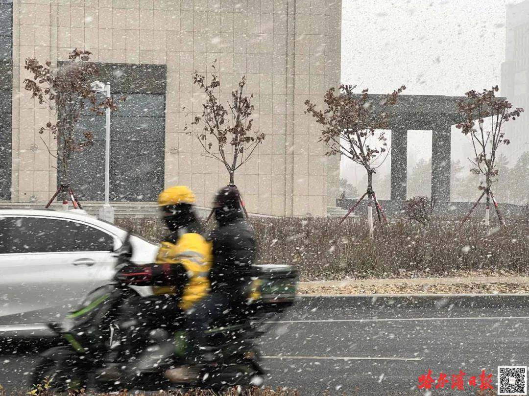 雪来了！哈尔滨发出第一张“请柬”<strong></p>
<p>公开发行证券</strong>，我们的约会又要开始了……