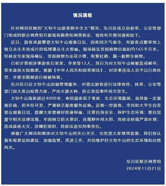 游客在云南大牯牛山“纵火烧山”<strong></p>
<p>中国证券基金业协会</strong>？官方通报：12人被处罚