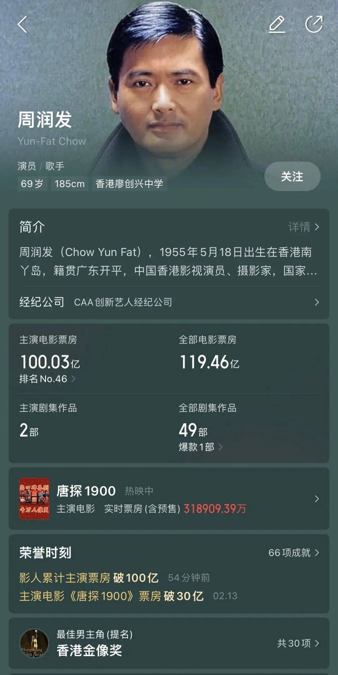 69岁周润发<strong></p>
<p>金融证券</strong>，突传消息！