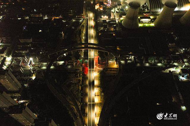 实拍<strong></p>
<p>LTC交易app</strong>！烟台最大、三层互通！港城西大街互通立交今日通车