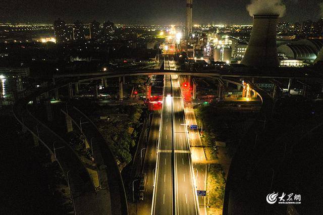 实拍<strong></p>
<p>LTC交易app</strong>！烟台最大、三层互通！港城西大街互通立交今日通车